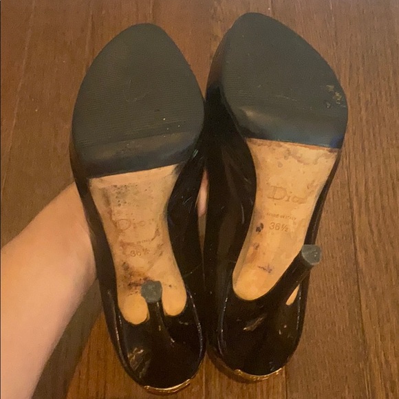 Dior Black Miss Patent Leather Pumps US 6.5 - Picture 9 of 10